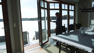 NanaWall Folding Glass Wall System On Alexander Lake [upl. by Alana20]