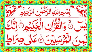 Surah Yaseen Episode 244 سورۃ یس Surah Yaseen with Arabic HD Text [upl. by Belanger]