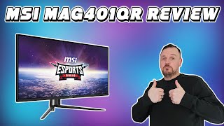 MSI MAG401QR 40quot Ultrawide Monitor Review  Is It Worth It [upl. by Gasser]