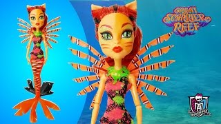 Great Scarrier Reef Toralei Monster High Review [upl. by Nylahsoj]