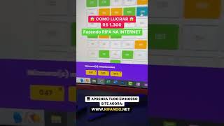 Lucro 🤑 Tráfego Pago para Rifas Marketing para rifas 💰💰 rifas rifasonline shorts [upl. by Saxet]