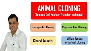 Animal cloning  its process types and ethical issues  Cloned animals [upl. by Elspeth14]