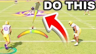 How To Do The KICKOFF GLITCH in College Football 25 Scum Kick Tutorial [upl. by Uke]