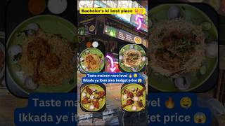 Bachelors ki best restaurant e place 🔥😍😋 shorts trending youtubeshorts youtube blogger food [upl. by Ennahtur132]