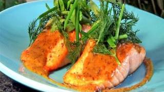 How To Cook Slow Roasted Salmon With Sweet Mustard Sauce [upl. by Prisilla]