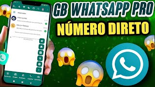 NOVO WHATSAPP GB PRO FUNCIONANDO COM NÚMERO DIRETO SEM ESPELHAR ✅😍 [upl. by Attenahs]