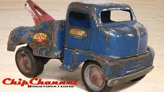 1953 Tonka COE Tow Truck Restoration Metalcraft [upl. by Ahsieka131]