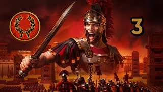 DEFEAT AND BESIEGED Total War Rome Remastered  Julii Campaign 3 [upl. by Nanete]