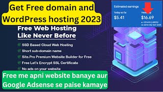 how to get Free hosting and domain for WordPress 2023 googiehost free hosting wordpress install [upl. by Dahs]