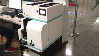 Futurelab L600 Automated Tube Labeller Sample Tube Labelling Device [upl. by Einavoj]