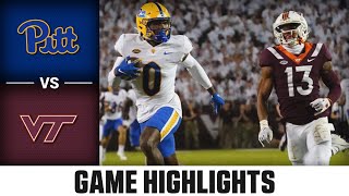 Pitt vs Virginia Tech Game Highlights  2023 ACC Football [upl. by Oecile]