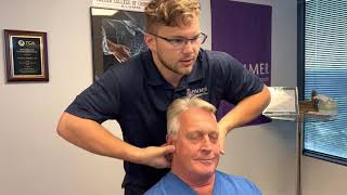 Gonstead Cervical Chair amp Knee Chest Adjustments By Palmer Trained Chiropractors amp StudentsTristan [upl. by Assened]