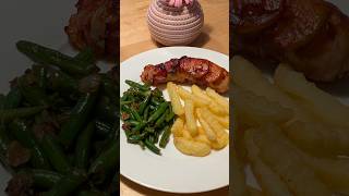 Bratwurst im Baconbomb Style 😅 food cooking foodie recipe rezept [upl. by Aken]