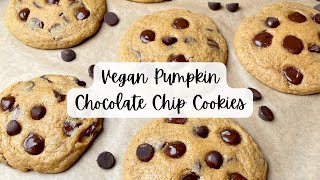 Vegan Pumpkin Chocolate Chip Cookies [upl. by Gent]