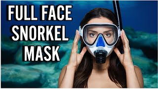 🌊🤿 Full Face Snorkel Mask Review and Demo  Worth the Hype [upl. by Aerdnua]