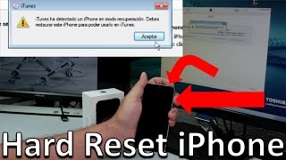 Como Desbloquear Iphone 6 5s SE y Restaurar Ajustes de fábrica iphone 2017 [upl. by Olegnaid646]