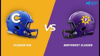 Classen SAS Football vs Northwest Classen [upl. by Trebbor]