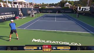 Hotshot Elliot Benchetrit hits a tweener at the net [upl. by Lawrenson]