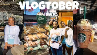 Vlogtober 2 Uni Diaries  Studying  Starbucks  Checking out Rosebank mall amp more [upl. by Derf]