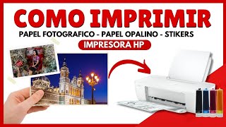 Como Imprimir Fotos con Papel Fotográfico En Impresora Hp ✅ Como imprimir fotos impresora hp 1275 [upl. by Akenot857]