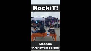 RockitT quotKrakowski Spleenquot Live cover Maanam [upl. by Vocaay]