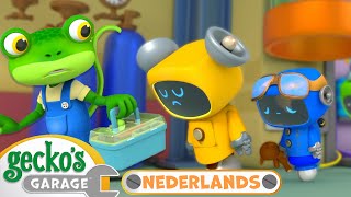 Slaperige monteurs  Geckos Garage Nederlands  Vrachtwagen Cartoons Voor Kinderen [upl. by Waldo]