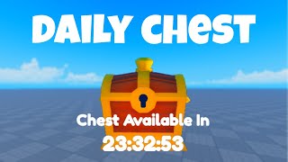 How to make a DAILY CHEST In ROBLOX [upl. by Omoj]