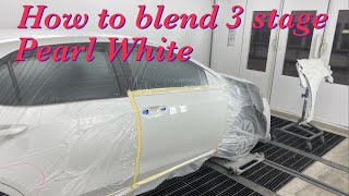 Blending 3 stage pearl white with Axalta [upl. by Channing]