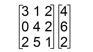 Multiplicación de Matrices de Orden 3x3 y 3x1 Producto de Matrices [upl. by Jago]