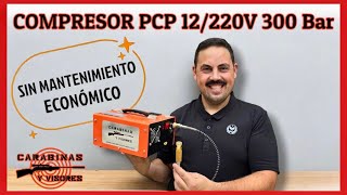 Compresor pcp sin mantenimiento airgun airecomprimido airgunshooter carabinasyvisores pcp [upl. by Yorgen]