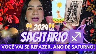 ♐️ SAGITÁRIO 🥂 2024🥂 OURO MUITA PROSPERIDADE E AMOR SUCESSO NA LINHA DE DESTINO [upl. by Elene362]