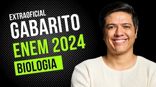 GABARITO EXTRAOFICIAL ENEM 2024  BIOLOGIA  Prof Kennedy Ramos [upl. by Yvor759]