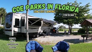 Episode 78 Ortona Lock Campground  Florida COE Park  Waterfront Camping  Site 34 [upl. by Davida]