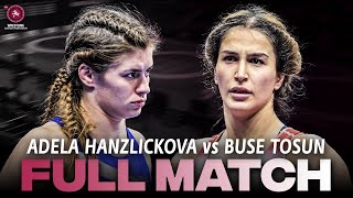 Buse TOSUN TUR vs Adela HANZLICKOVA CZE  2024 Seniors European Championships  12  WW 68Kg [upl. by Hinman]