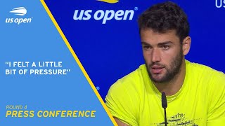 Matteo Berrettini Press Conference  2021 US Open [upl. by Hortensa132]