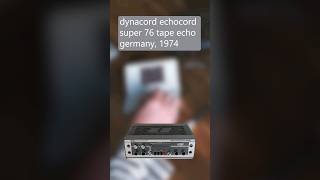 8bit inspired music meets the Dynacord Echocord Super 76 tape echo synthesizer tapedelay gear [upl. by Fulbright]