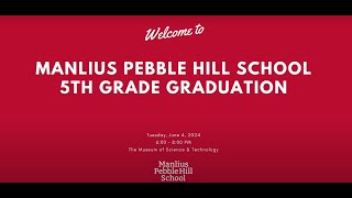 Manlius Pebble Hill 5th Grade Celebration 2024 [upl. by Oirogerg]