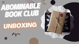 📚🦋Abominable Book Club Unboxing 🦋📚  November 2023 [upl. by Azilanna]