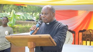 FR Lundus bwambale  vicar general for kasese catholic diocese urges parents to support children [upl. by Otes]