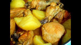 COXA SOBRECOXA COZIDO COM BATATA 🍗🥘 [upl. by Liv]