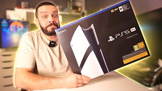 ECCO LA PS5 PRO UNBOXING E PRIME IMPRESSIONI [upl. by Atsocal]