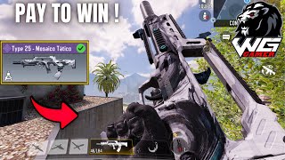 Melhor Classe De TYPE 25  Skin Pay To Win  Gameplay Na Ranked Do Multijogador Call Of Duty Mobile [upl. by Barbee550]