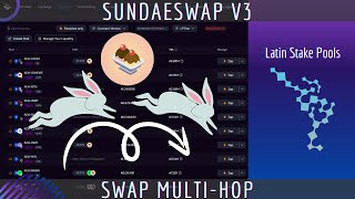 DeFi  SundaeSwap V3 Nueva Funcionalidad de Swaps Multihop [upl. by Cassi]