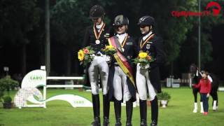 Meisterehrung Dressur junge Reiter  Impressionen  DJM Riesenbeck  2016 [upl. by Carolynn988]