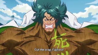 Fujitora Betrays Greenbull and Attacks English Sub [upl. by Ainegul]