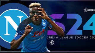 JUGANDO CON CLUBES  NAPOLI 🇮🇹  DLS24 PT 2 😱 [upl. by Ahsinehs]