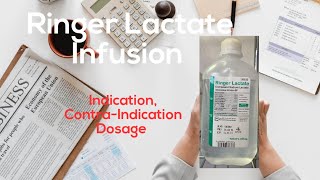 Ringer Lactate Infusion  Constituents Indication Dosage amp ContraIndication [upl. by Elka]