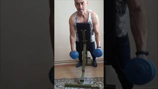 Biceps Workout at Home 4×1012 60 sec between sets biceps development with a pair of dumbbells [upl. by Hanavas]