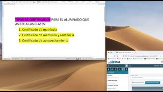 Gestión administrativa SÉNECA 1 Certificados de matrícula y asistencia [upl. by Leiser]