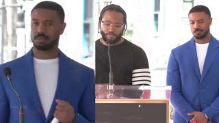 Michael B Jordan Ryan Coogler Tear Up Taking Chadwicks Approach [upl. by Downey68]